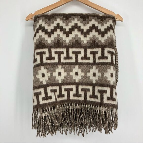 Incalpaca TPX Alpaca Superfine Inca 1 Blanket Throw Geometric Aztec Peruvian - Picture 2 of 5